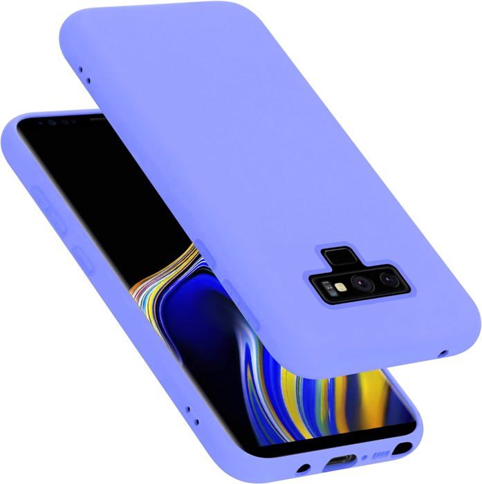 Coque Samsung Galaxy Note 9 Liquid Light Purple Housse Protection Souple TPU Anti-Choc Anti-Rayures Ultra Slim Gel Bumper