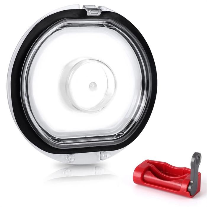 Couvercle de Poubelle pour Dyson V7 V8 SV10 SV11 Couvercle Supérieur de Remplacement de la Tasse à Poussière avec Verrouillage à