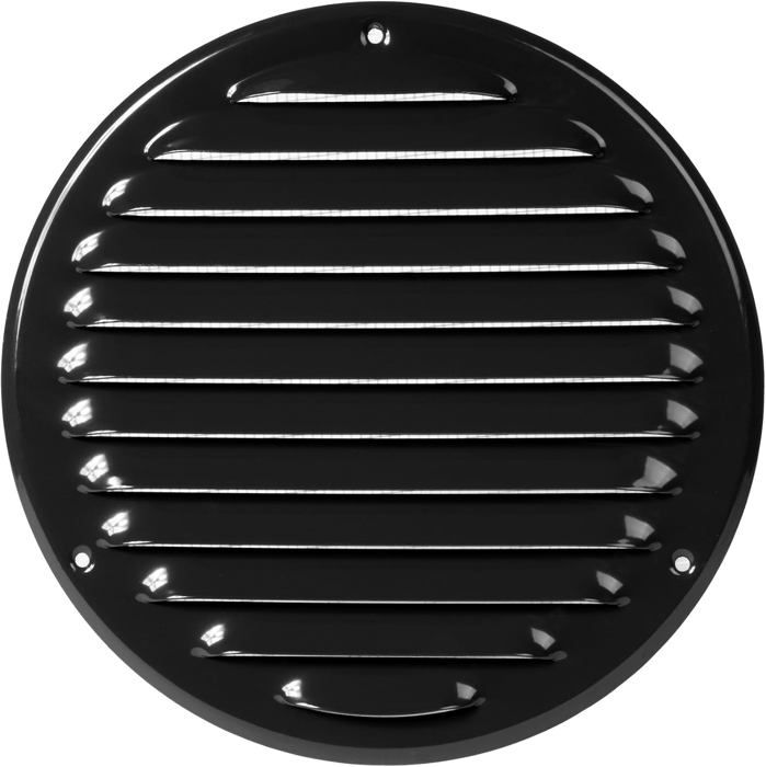 Kit Grille D'Aération Latérale Caravane 12V 6W Noir - Ventilateur Silencieux Et Efficace