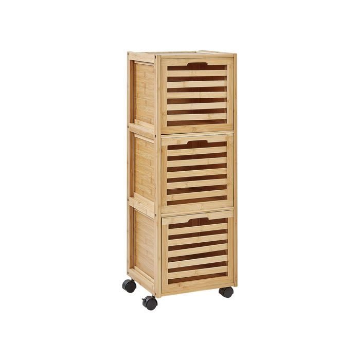 Meuble haut SHAWNEE Bambou 32 cm Marron clair Meuble haut SHAWNEE Bambou 32 cm Marron clair