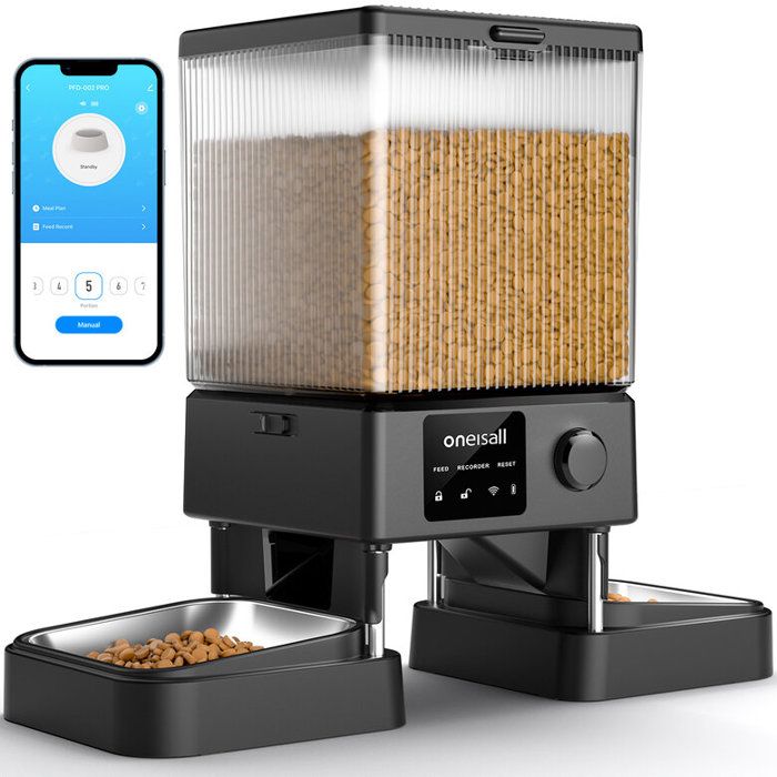 Meilleurs prix pour Distributeur automatique de nourriture pour animaux Oneisall PFD-002 Pro