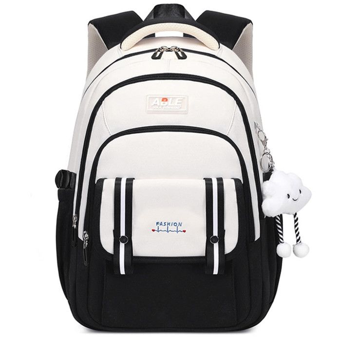 UieaMsio Sac à Dos Ado Grande Capacité – Sac École Imperméable 15,6 Pouces, Sac Loisir Étudiant Voyage Garçon Fille