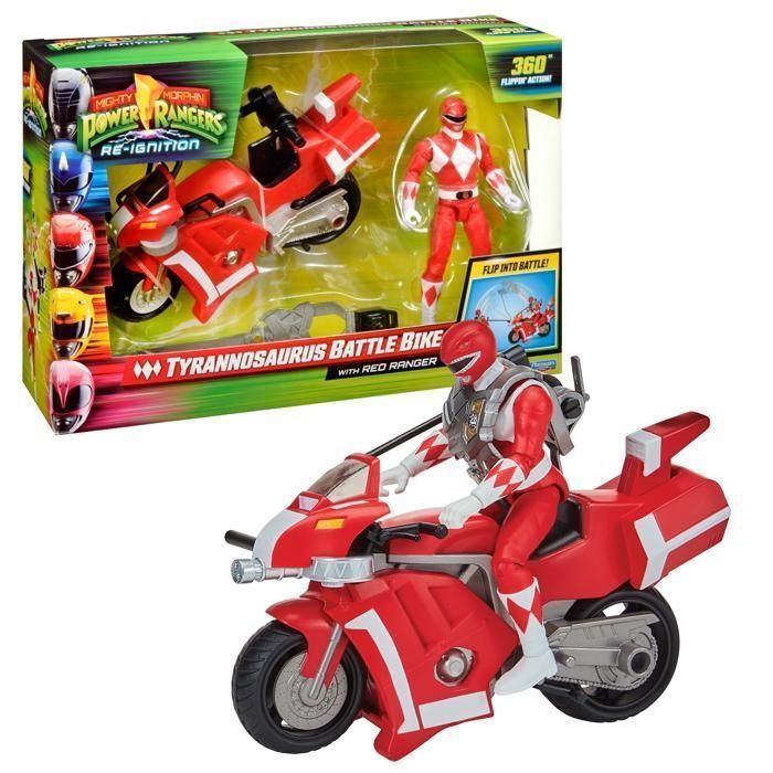 Véhicule Deluxe - POWER RANGERS - PWG04 - Figurine 15 cm - Rouge - Pour enfants dès 4 ans