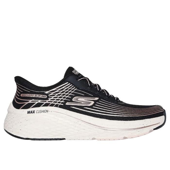 Chaussures de running femme Skechers Max Cushioning Elite 2.0 Kaplan - noir/or rose