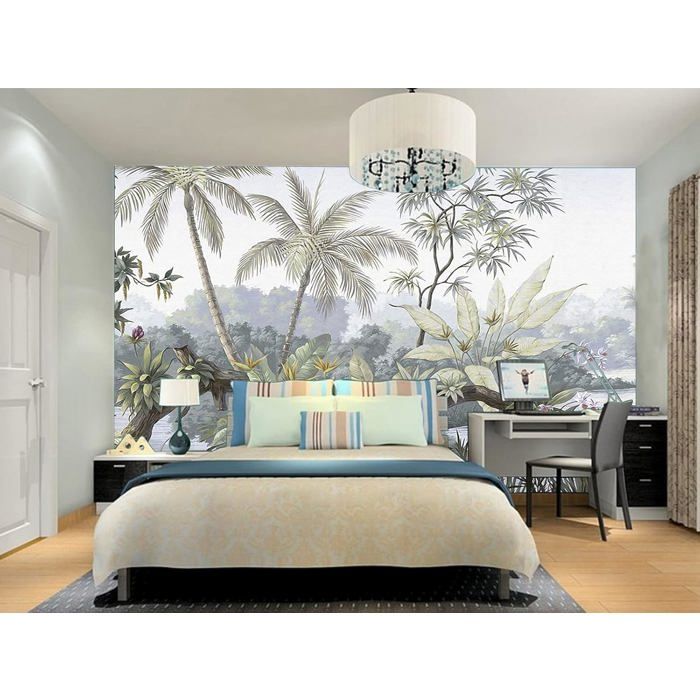 Papier Peint Panoramique Jungle,400x280cm Papier Peint Soie Jungle ...