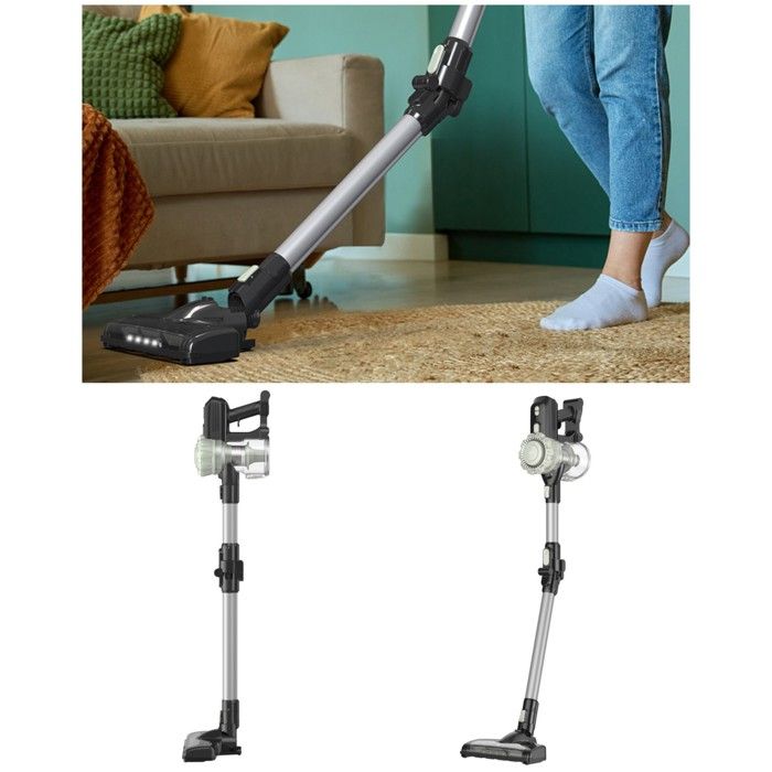 Aspirateur balai - LIVOO - Vert - 150W - Sans fil - Filtre HEPA - Autonomie 40 min