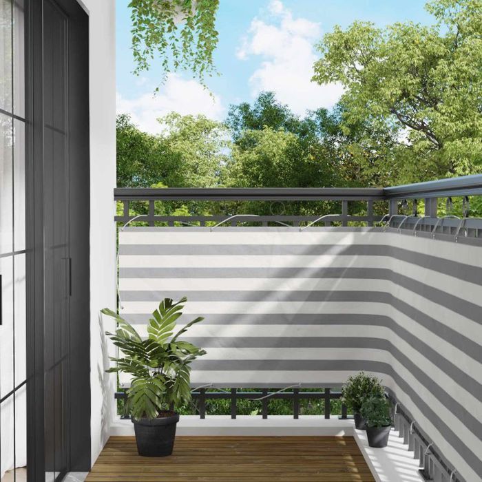 vidaXL Écran de balcon et 90 x 600 cm - vue 2