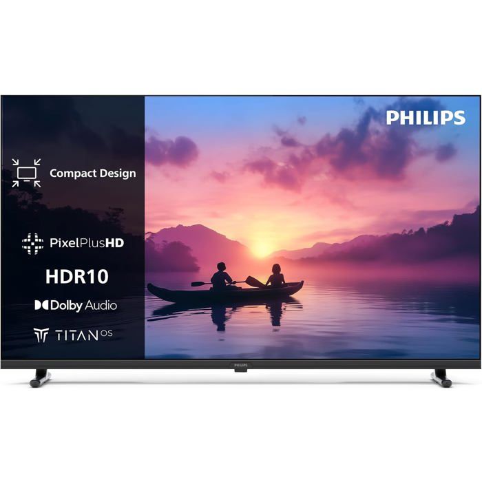 Téléviseur LED 32PHS6000 32 Full HD Smart avec Pixel Plus OS Titan son Dolby numérique et compatibilité Alexa Google