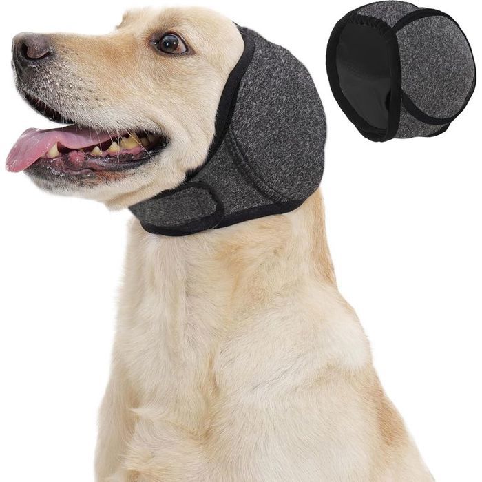 Sweat à capuche apaisant pour chien bonnet de bain imperméable pour soulager lanxiété suppression du bruit protection de