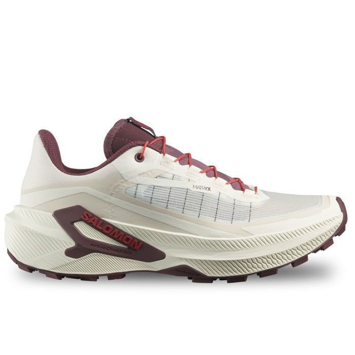 Salomon Genesis 2 W - Chaussures de Trail Running Femme Blanches - 493096 Salomon Genesis 2 W - Chaussures de Trail Running Femme Blanches - 493096