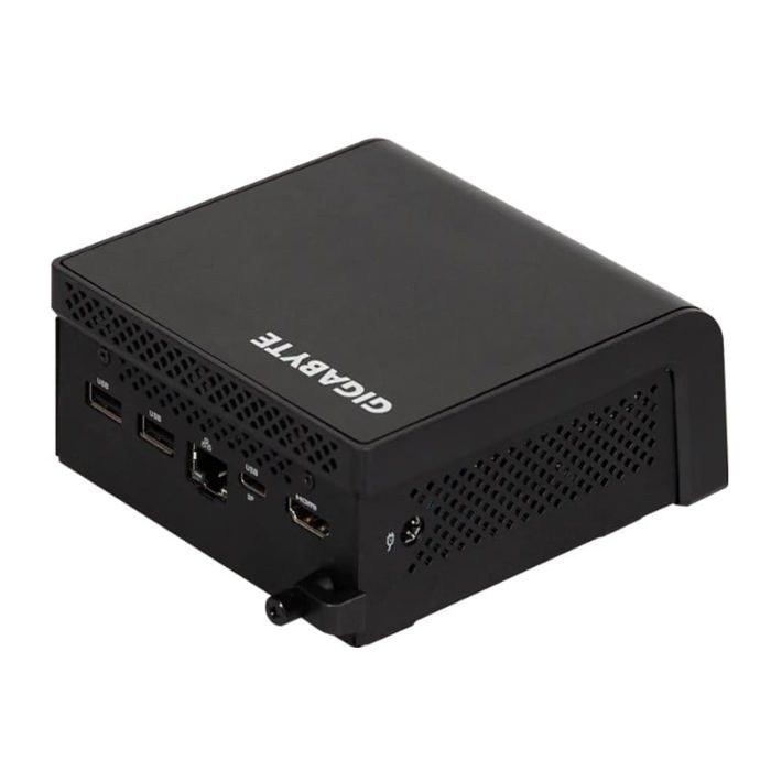 PC compact barebone - GIGABYTE - Intel Processor N150 - Intel Graphics 24EUs - DDR5 - Wi‑Fi - 3 x USB 3.2