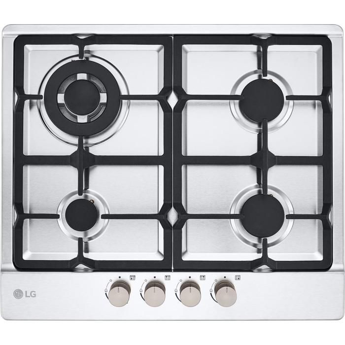 Lg Cbgz2414s Acier Inoxydable Intégré 59 Cm Gaz 4 Zone - vue 2