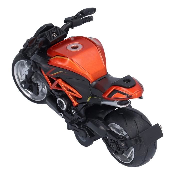 2 Mini Motos En Alliage - Modèles Pull-Back Pour Décoration Ou Jouet - Cadeau Pour Enfants Fans De Moto