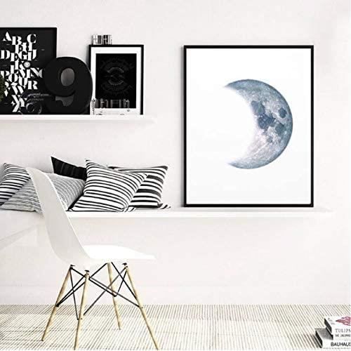 Boho arc-en-ciel Murale Art soleil lune affiche couleur vive pépinière Toile tableau peinture nordique paysage Tableaux salon Decoration à la maison 50x70cmx2 sans cadre