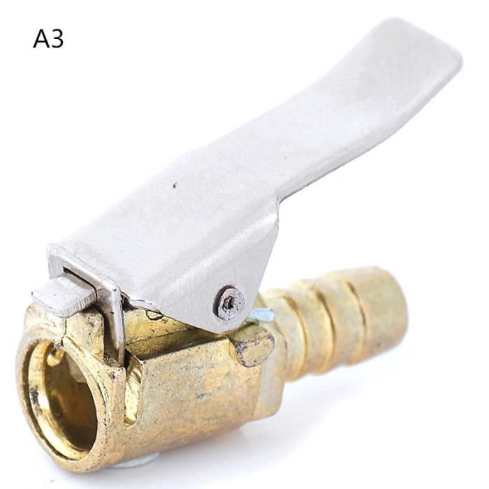 Filetage 6mm Connecteurs Valve Pneu En Laiton - Lot De 2 Pour Pompe à Air Raccord Pneu Voiture 6mm