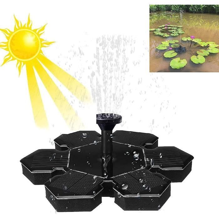 Fontaine Solaire 30W Avec Pompe Kit Bassin - Panneau Polysilicium Pour Jardin, Bain D'Oiseaux Et Étang
