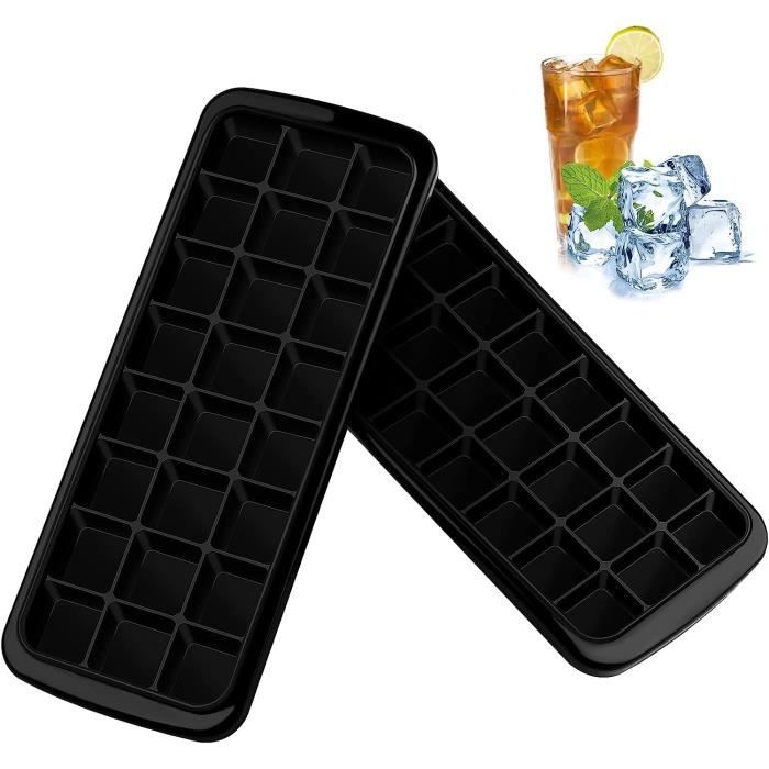 Lot De 2 Bacs à Glaçons Silicone Mini 160 Cubes 1x1 Cm – Glaçons Pilés, Cocktails, Whisky, Gelée