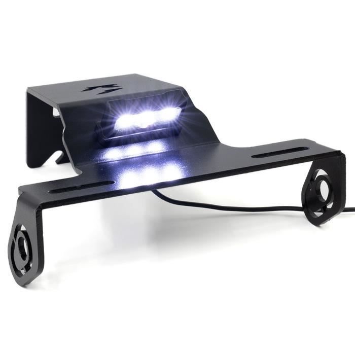 Kit d'éliminateur de garde-boue arrière de moto avec lumière LED