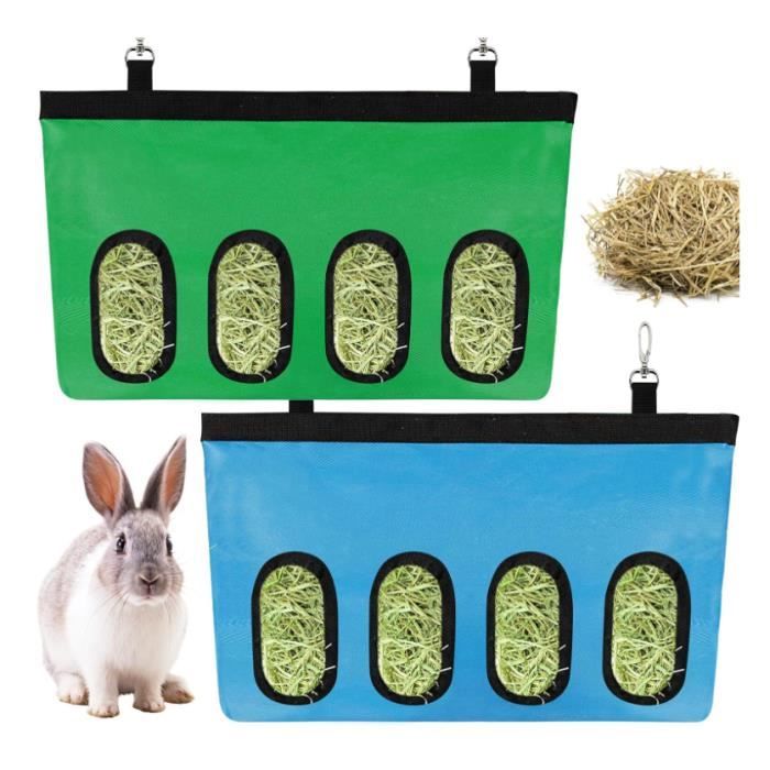 2 Pcs Ratelier Foin Lapin Mangeoire Lapin Accessoire Lapin Ratelier Foin Mangeoire À Lapin Mangeoire pour Petits Animaux Mangeoire