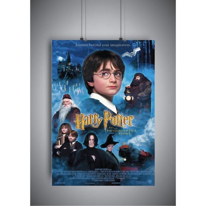 Harry Potter Au Cinema Tome 1 Poster Harry Potter 1 Harry Potter and the Philosopher's Stone affiche
