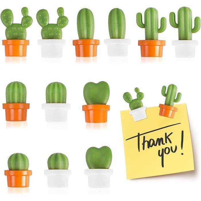 Lot De 12 Aimants Mignons En Verre Pour Réfrigérateur, Aimants Décoratifs Pour Casier, Bureau, Cuisine, Tableau Blanc, Armoire