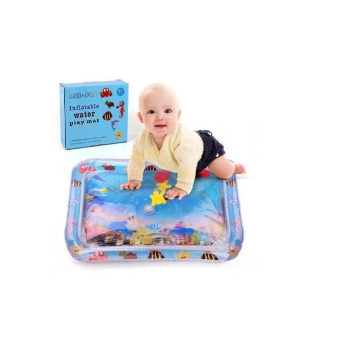 Tapis d'eau gonflable pour bébé, natte de jeux d'eau, tapis d'éveil  aquatique pour bébé, jouet pour bébé de plus de 3 mois, jeux d'activités  amusantes