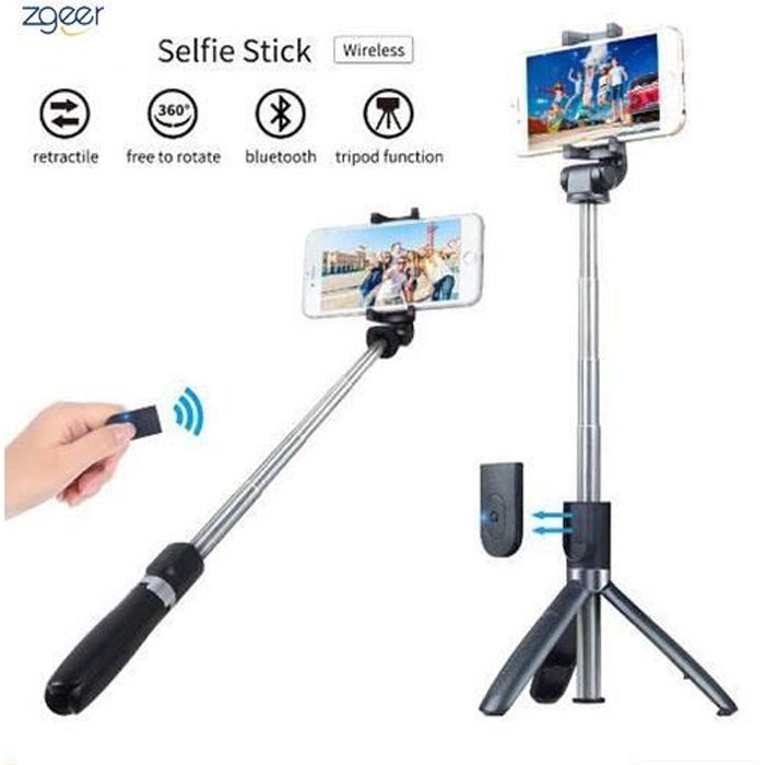 Test du trépied Bluetooth Selfie Stick 4 en 1 avec télécommande