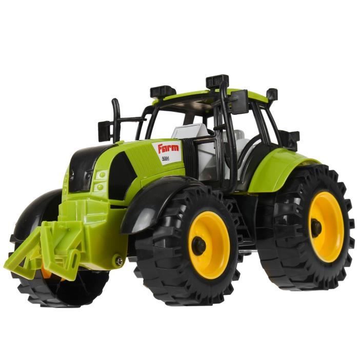 Lit enfant junior tracteur 70 X 140 cm avec coffre à jouets de 3 à 8 ans JCB
