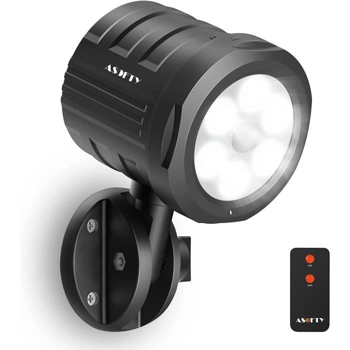 Lampe Exterieur Detecteur De Mouvement, 6Led 1000Lm Spot Led Extérieur