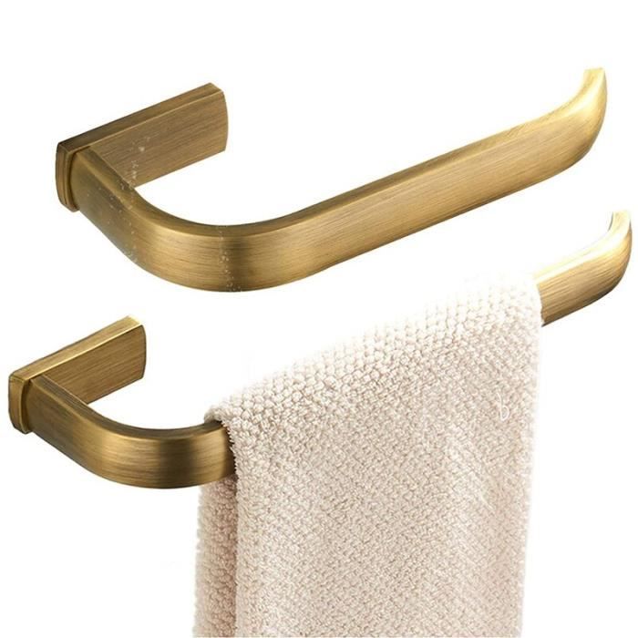 BigBig/ Home Porte-Papier Toilette avec Laiton Antique 20 cm Fixation Murale Porte Rouleau Papier Toilette en Bronze pour Salle de Bain Accessoire de Toilette