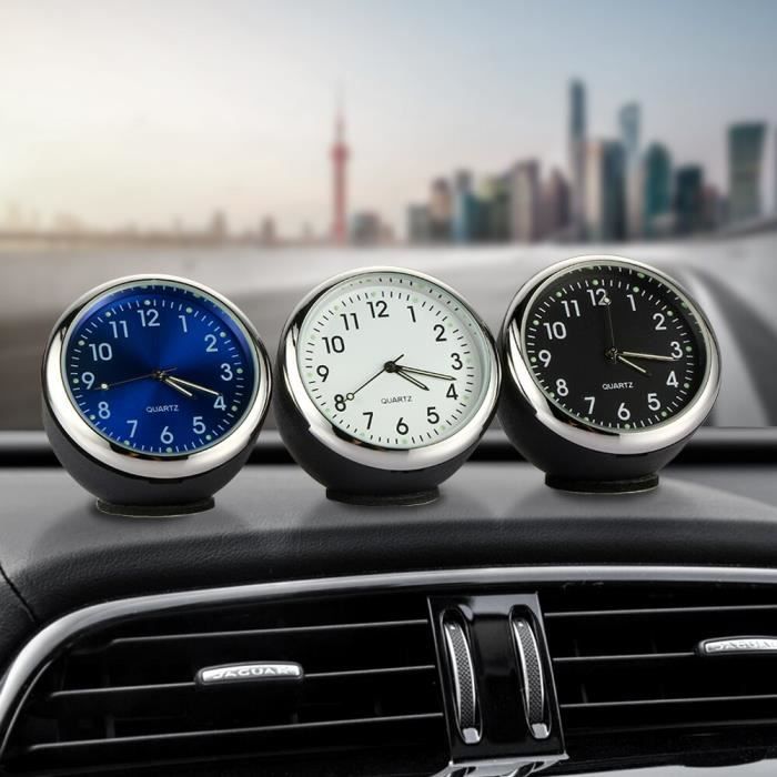 Voiture décoration horloge ornement Auto montre horloge tableau de bord  véhicule Auto intérieur décor numérique pointeur horloge v - Cdiscount  Maison