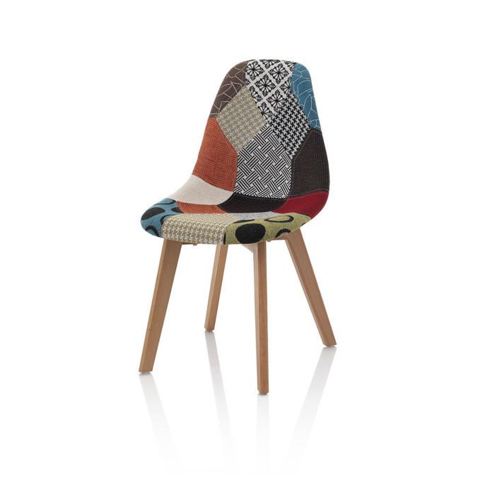 Set de 4 Chaises patchwork VICTORIA