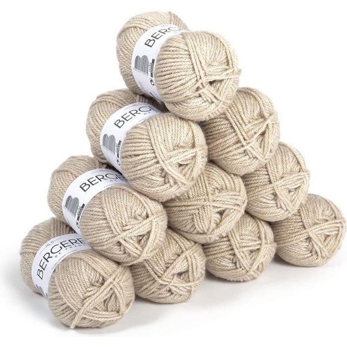 Noir Marque Française 10 Pelotes de Laine SIXTY Très Douces Noir Marque Française 10 Pelotes de Laine SIXTY Très Douces