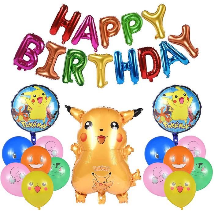 Pikachu Ballons Decoration Pikachu Anniversaire 12 Pouces Latex Ballon Fete Ballon Decoration Utilise Pour Les Cdiscount Maison