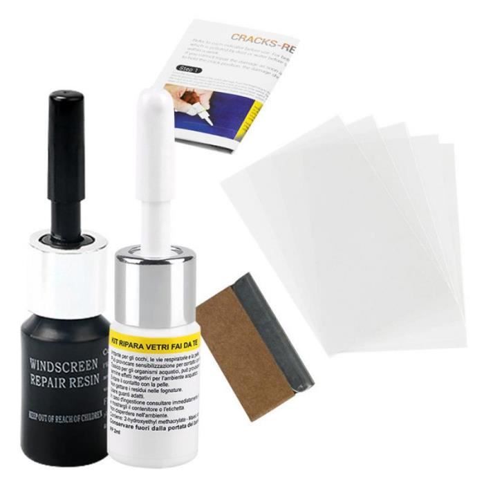 Boll 0070093 Kit Complet Colle Vitres Sprint – Réparation Pare-Brise Rapide 1h, 310 Ml + Accessoires