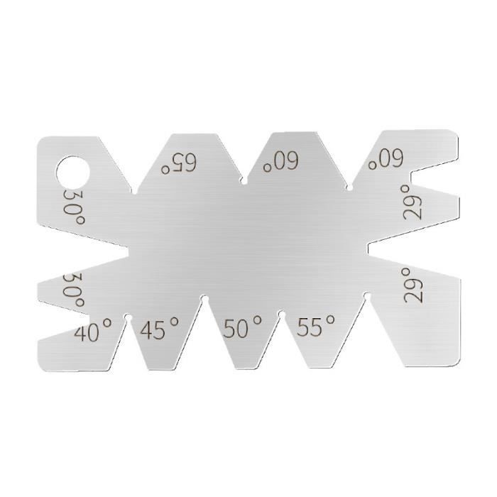 Outil D'affûtage De Foret D'angle, Jauge D'angle De Foret Compacte En Acier Inoxydable, Plage De Mesure Efficace De 0 à 20 Mm, Résistante à L'érosion Pour Les Projets De