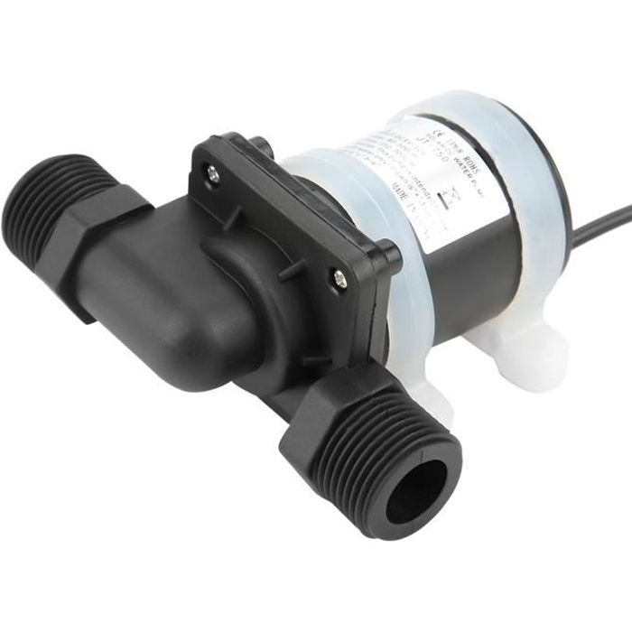 Mini pompe à eau 12V DC, pompe à eau de suralimentation à vitesse réglable Pompe de circulation d'eau Pompe à eau de
