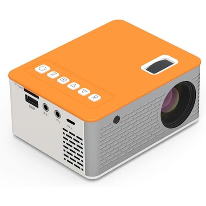 QINGTIAN Mini projecteur Portable sans Fil projecteur DLP sans Fil