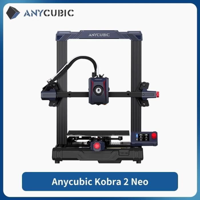 Imprimante 3D Anycubic Kobra 2 Neo, Nivellement Automatique vitesse d'impression de 9,8 pouces/s, haute vitesse.BAZARLAND30