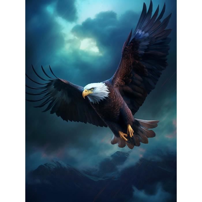 KPENG Diamond Painting Complet 5D, Broderie Diamant, Pêche Pêcheur 50x60cm Peinture Diamant Point De Croix Kit D'artisanat, Diamant Painting Pour