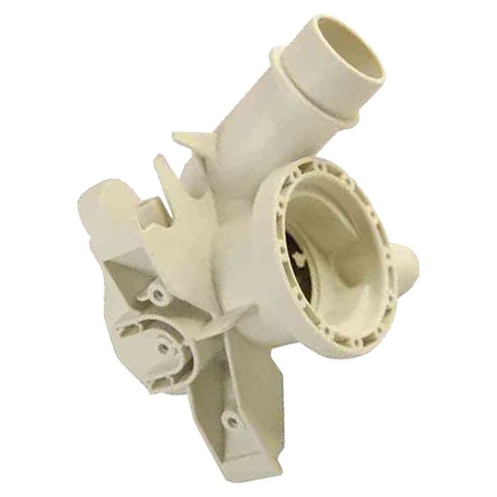 Corps de pompe Machine à laver Lave linge 49007894 CANDY HOOVER ROSIERES ZEROWATT BRANDT DE DIETRICH WHIRLPOOL TEKA BAUKNEC