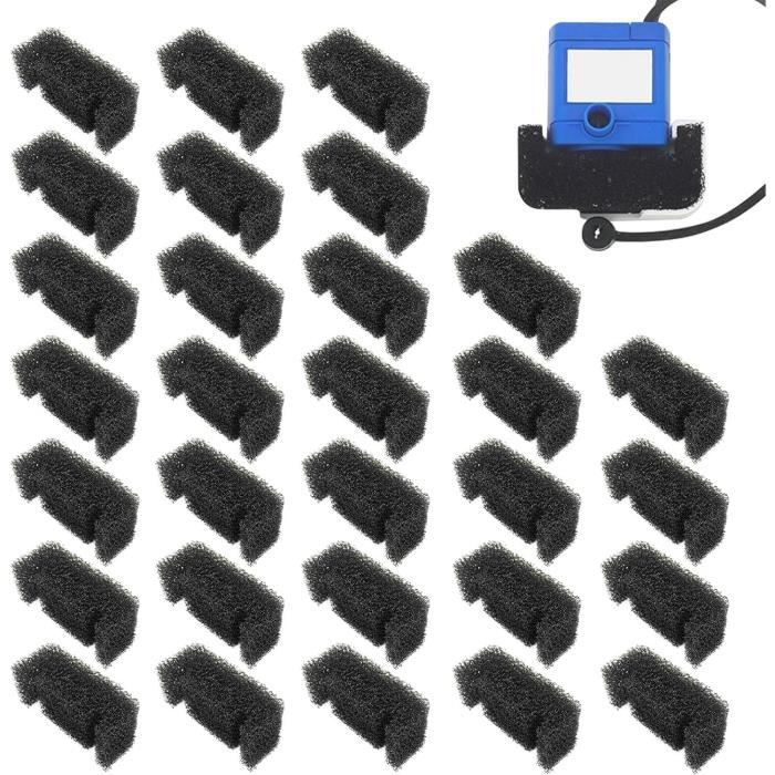 Xuniu Lot 5 Filtres à Air Éponge Charbon Actif 13x13x1 Cm – Mousse Filtrante Imprégnée Pour Boîte à Air & Aquarium