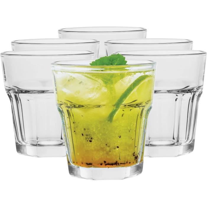 Lot De 6 Verrines En Verre Transparent CASA - Gobelets à Eau 10ml - Neufs