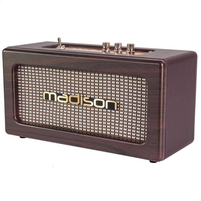 Luckyu Enceinte Bluetooth rétro, haut-parleur vintage avec