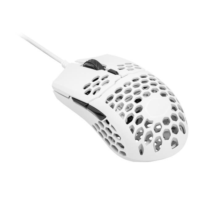 cooler master cooler master mastermouse mm710 light mouse, 16.000 dpi, 53gr - bianco