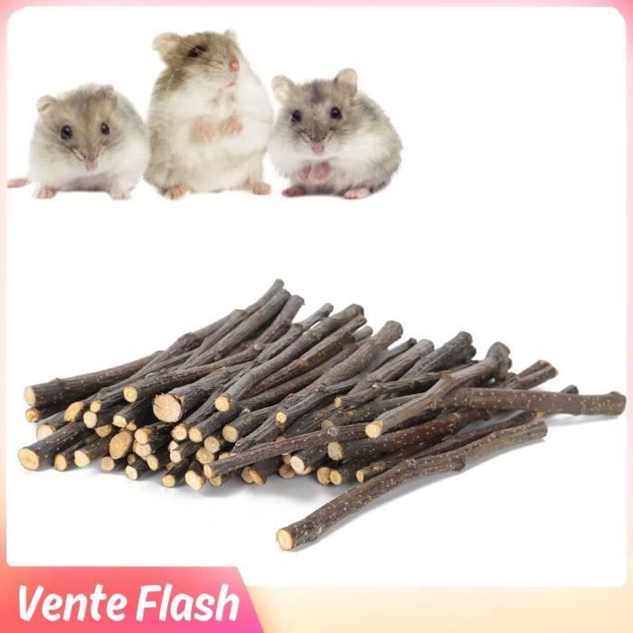 Comparer les prix de Bâtonnets de pomme à mâcher - DIOCHE - Hamster - Bois de pommier - 203g - Jouet pour rongeurs