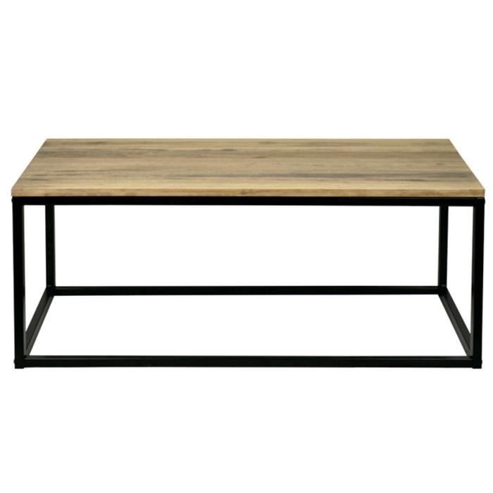table basse icub 45x100x40 cm noir