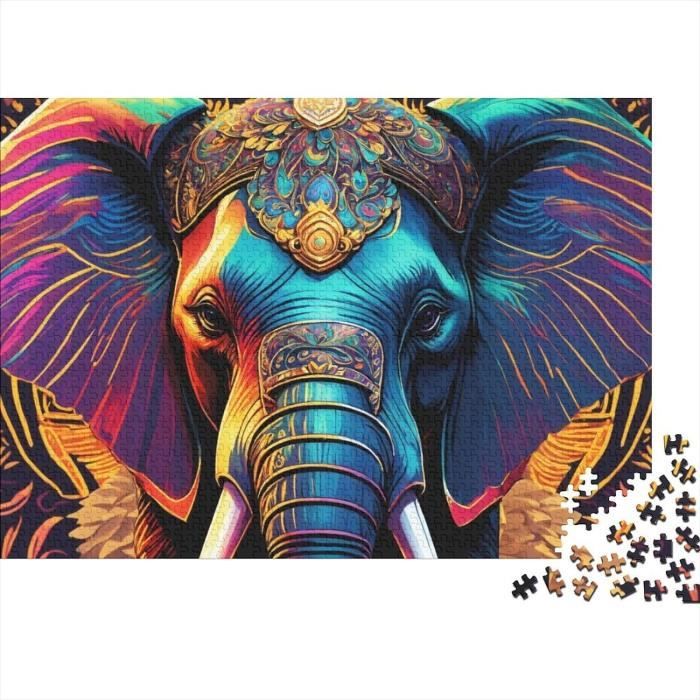 Les Éléphants Puzzles Adulte Puzzle 300 Pieces Dessin Animé Adultes Et