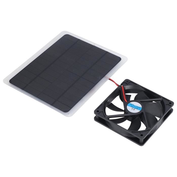 Ventilateur Solaire Serre 10W - Double Ventilateur, énergie Solaire