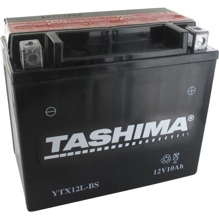 Batterie plomb étanche TASHIMA YTX12LBS 12 Volts 10A sans entretien Greenstar